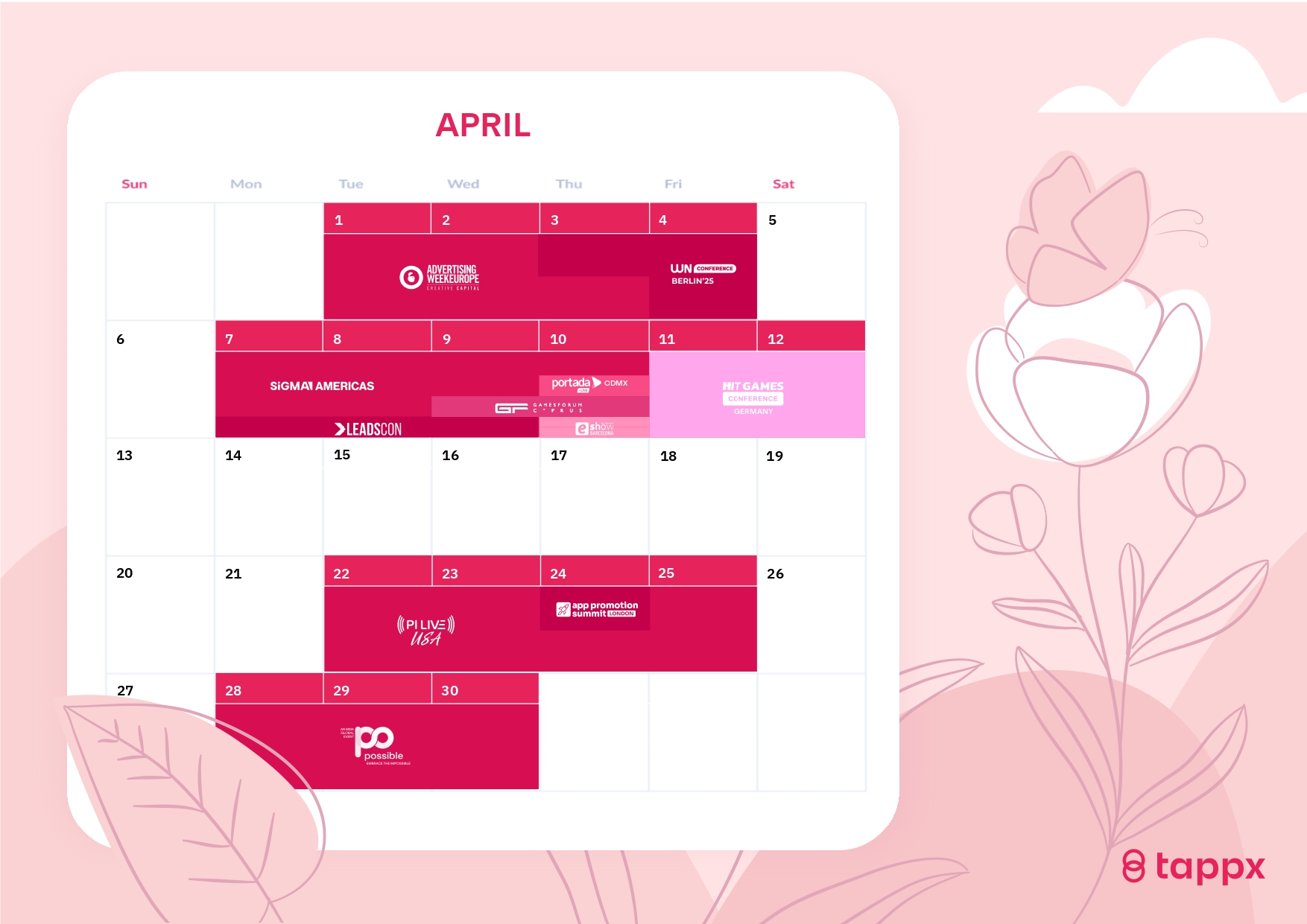 El Calendario de Eventos de la Industria 2025 (seleccionado por Tappx ...